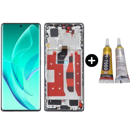 Huawei Honor 60 LSA-AN00 Uyumlu Çıtalı Lcd Ekran Dokunmatik + B7000 ürün görseli 1