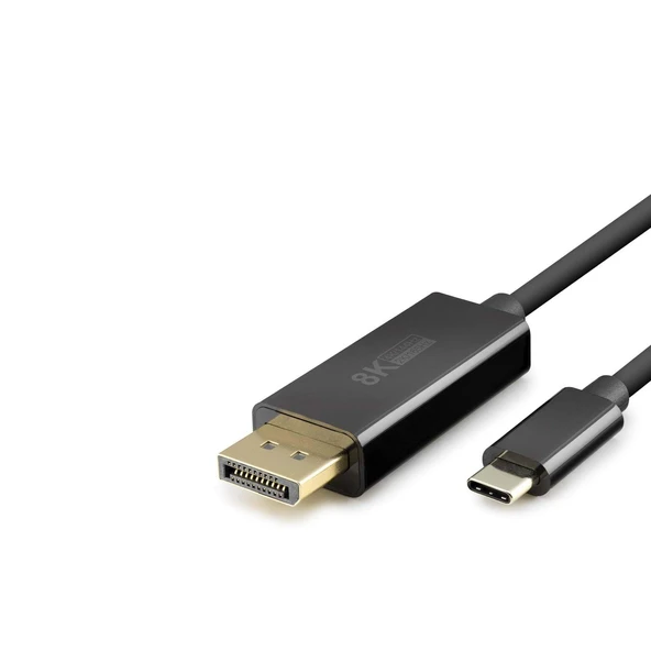 Type-C To Dısplay Kablo 8K 60Hz Pvc 1.8M Siyah HDX7858 ürün görseli 1