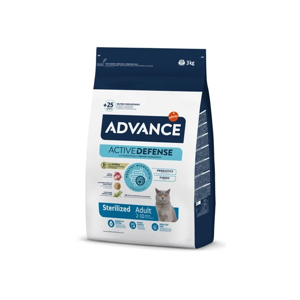 Advance Cat Sterılızed Turkey 3 Kg ürün görseli 1