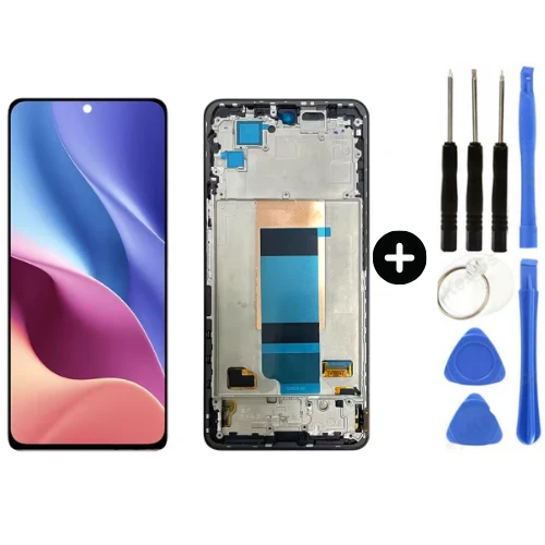 Xiaomi Pocophone Poco F4 Uyumlu Çıtalı HK Lcd Ekran Dokunmatik + Tamir Seti ürün görseli 1