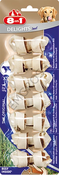 8IN1 BEEF DELIGHT BONES XS T661573 ürün görseli 1