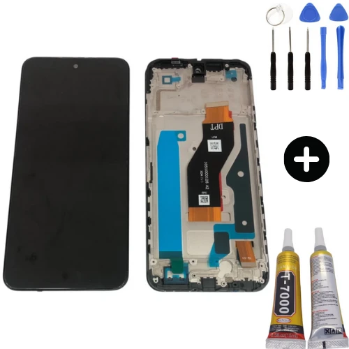 Tecno Spark 40 Uyumlu Çıtalı Servis Lcd Ekran Dokunmatik KM5N + Montaj Seti ürün görseli 1