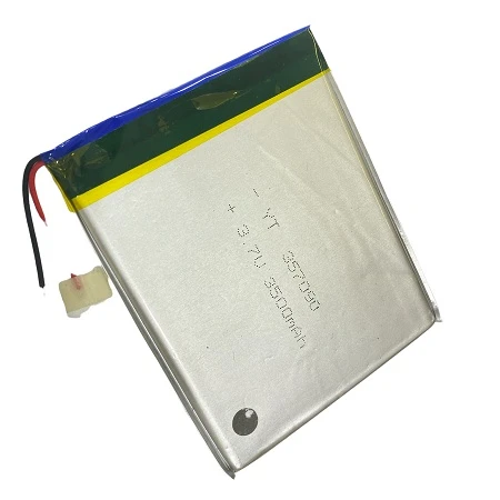 357090 3.7V 2500 MAh Li-Polymer Pil (Devreli/1.5A) ürün görseli 1