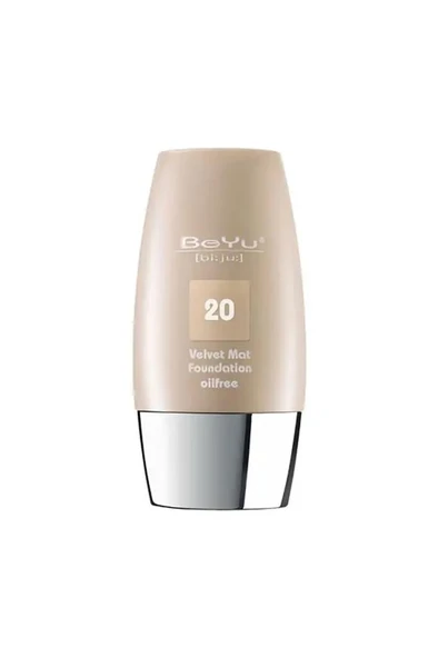 Beyu Velvet Mat Foundation 20 Light Toffee ürün görseli 1