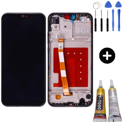 Huawei P20 Lite Uyumlu Çıtalı Lcd Ekran Dokunmatik + Montaj Seti ürün görseli 1