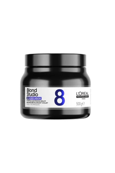 Loreal Professionnel Blond Studio 8 Bonder Inside Purple Lightening Balm 500 gr ürün görseli 1