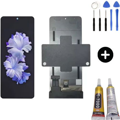 Tecno Phantom V Flip Uyumlu A Kalite Lcd Ekran Dokunmatik + Montaj Seti ürün görseli 1