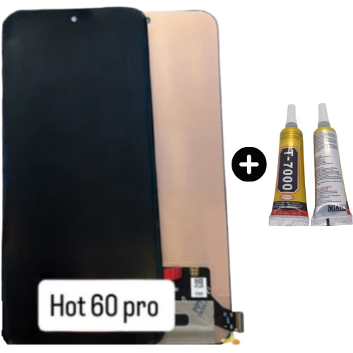 İnfinix Hot 60 Pro Uyumlu Servis Lcd Ekran Dokunmatik + B7000 ürün görseli 1