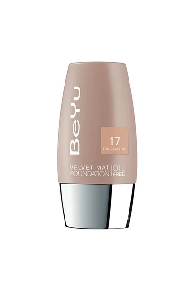 Beyu Velvet Mat Foundation 17 Bright Sand ürün görseli 1