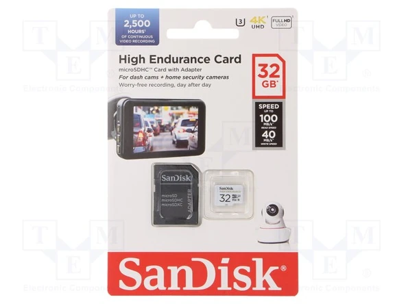 SANDISK 64GB MICRO SD ANDROID  SDSQQNR-064G-GN6IA for Dashcams & home monitoring ürün görseli 1