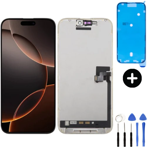 iPhone 16 Pro Max Uyumlu A Kalite Lcd Dokunmatik Ekran + Montaj Seti ürün görseli 1