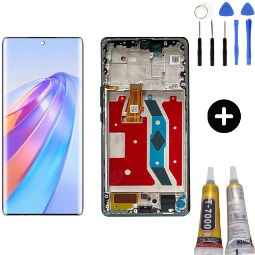 Huawei Honor X9A Uyumlu Çıtalı Servis Lcd Ekran Dokunmatik Yeşil + Montaj Seti ürün görseli 1