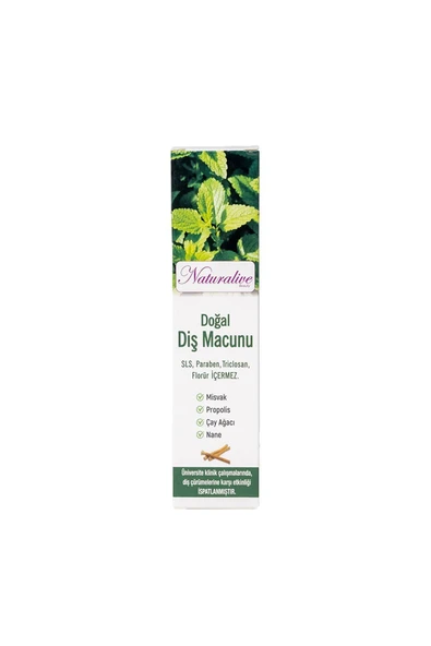 naturalive Doğal Diş Macunu 100 ml ürün görseli 1