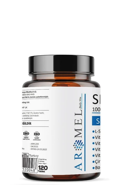 Aromel Selenyum Gıda Takviyesi 120 Tablet Süper Complex - Resim 2