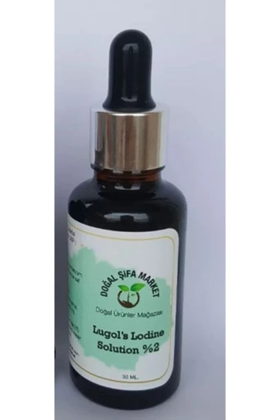 İyot Damlası %2'lik 30 ml Damlalıklı Şişe Lugol Çözeltisi %2 ürün görseli 1