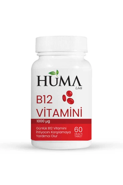 HumaLiva B12 Vitamini 60 tablet - Resim 2