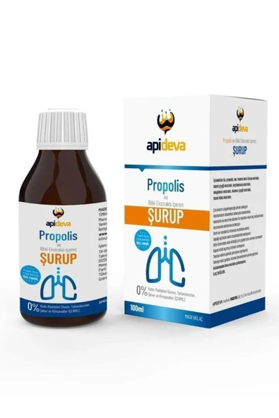 apideva Propolis Ve Bitki Ekstratı Içeren Şurup 100 Ml. ürün görseli 1