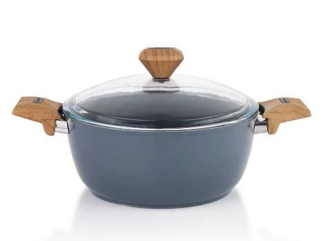 Schafer Fiesta Seramik Derin Tencere 24 cm Siyah ürün görseli 1