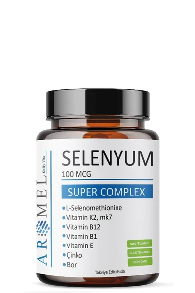 Aromel Selenyum Gıda Takviyesi 120 Tablet Süper Complex ürün görseli 1