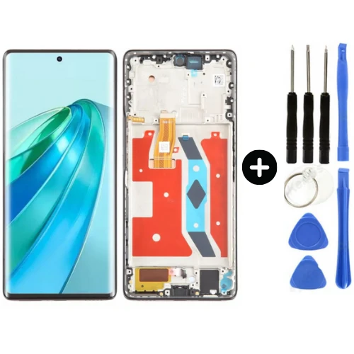 Huawei Honor X9A Uyumlu Çıtalı OLED Lcd Ekran Dokunmatik Beyaz + Tamir Seti ürün görseli 1