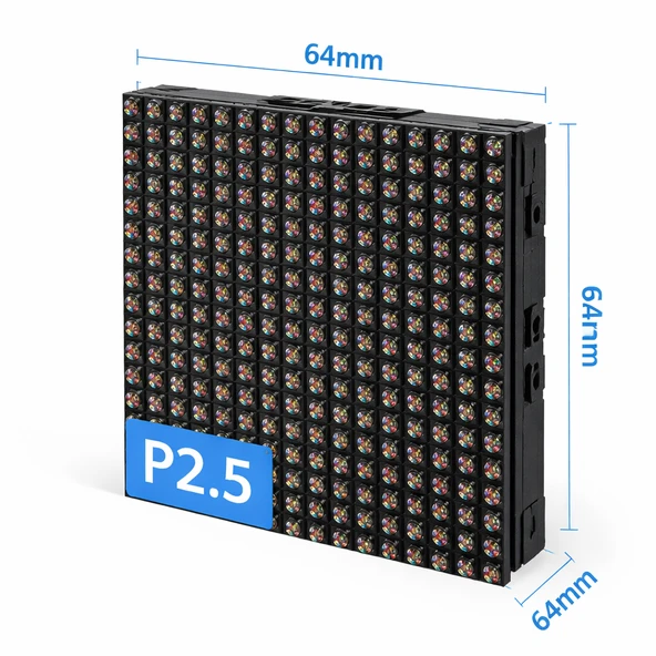 LED Ekran 64x64 cm P2,5 Flexible 1920HZ - Resim 2
