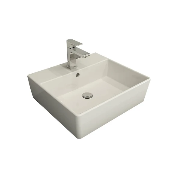 Bocchi Milano Batarya Banklı Lavabo 50 cm P Byz 1216-062-0126 ürün görseli 1