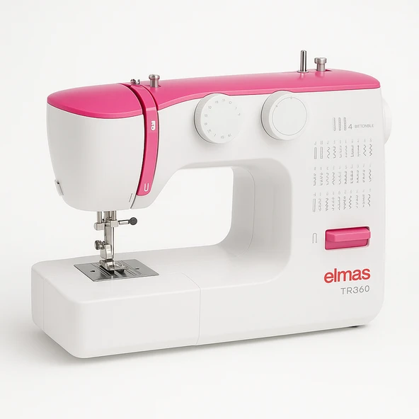 Elmas TR360 Dikiş Makinesi (Uzatma Tabla Hediyeli) - Pembe ürün görseli 1