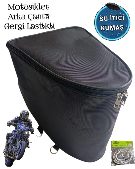 SEVBAGS MOTOSİKLET ARKA ÇANTA GERGİ LASTİKLİ ürün görseli 1