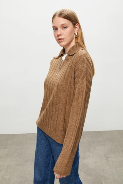 Mudo Collection FERMUARLI TRİKO KAZAK - Resim 5