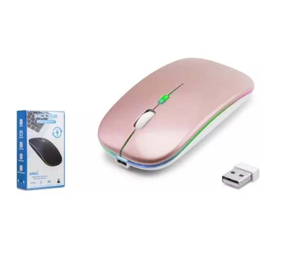 ZR215 Cba100 Rgb Rose Gold Şarjlı Mouse ürün görseli 1
