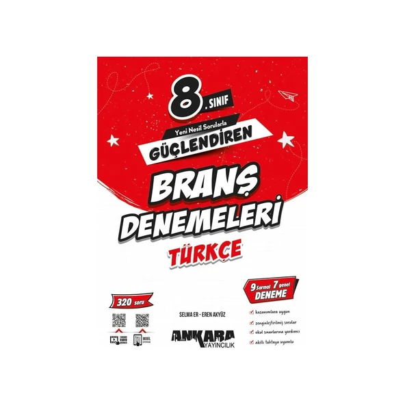 8. Sınıf Türkçe Güçlendiren Branş Denemeleri Ankara Yayıncılık ürün görseli 1