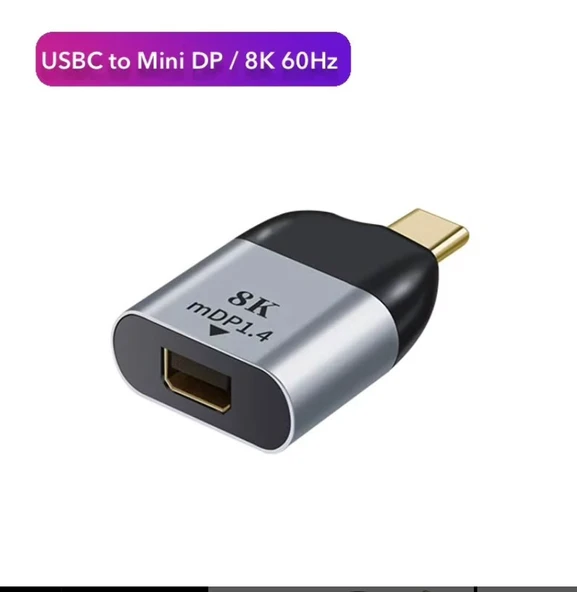 ZR585 8K S-1720 Type-C Mini Dp Çevirici ürün görseli 1