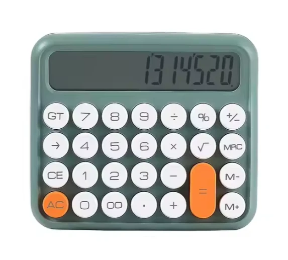 ZR741 Jn-800 Junno Yeşil Hesap Makinesi ürün görseli 1