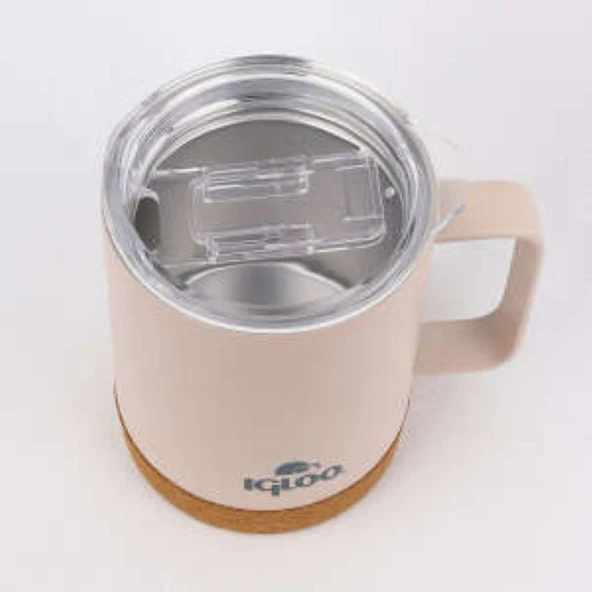 Igloo Cork Mug 350ml Pembe 205696 - Resim 3