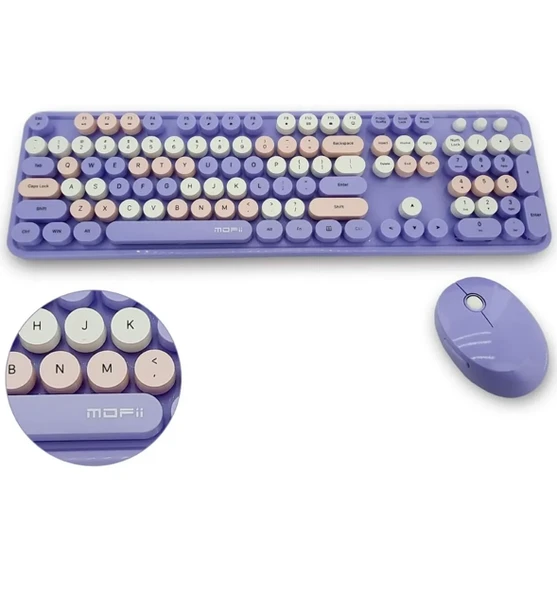 Mofii Mor Sweet Dm Combo Klavye Mause Set ürün görseli 1
