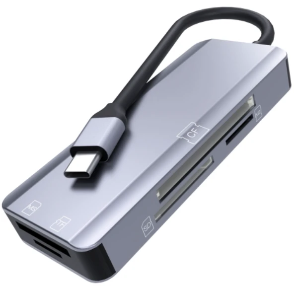 ZR791 Nk-3044 Type-C 5 İn 1 Card Reader ürün görseli 1