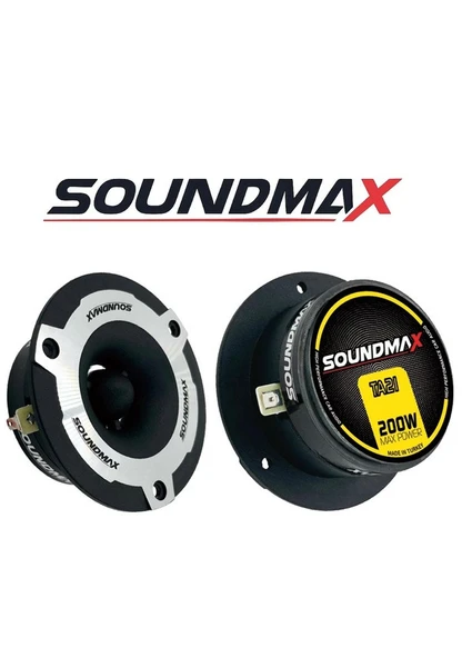 Soundmax SX-TA21 Pro Spl Dome Tweeter Çifti 400WAT-200W Rms 10 cm Tiz Yeni Model ürün görseli 1