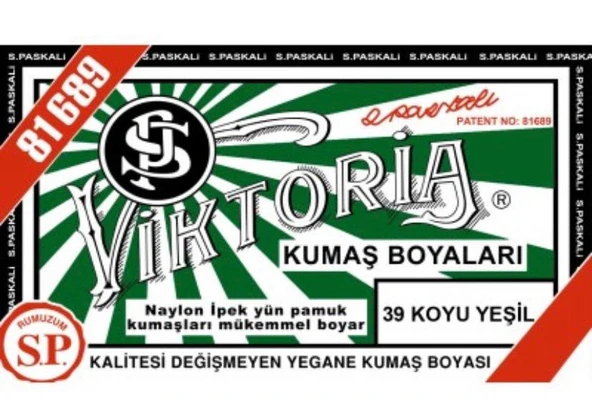 Viktoria Kumaş Boyası Koyu Yeşil ürün görseli 1