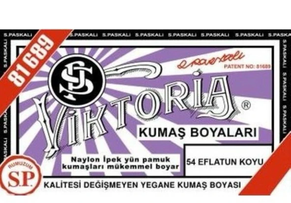 Viktoria Kumaş Boyası Koyu Eflatun ürün görseli 1