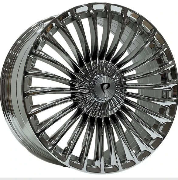 5*114.3*18*8.5 ET45 CH73.1 BK-3S198 CHROME MAYBACH JANT TAKIMI (4Ad) ürün görseli 1