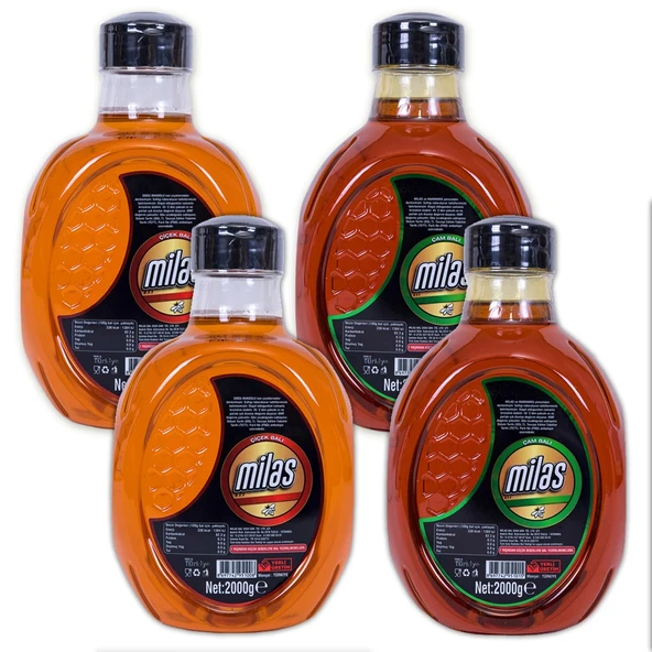 Milas Üreticiler Birliği Çam Balı 2 x 2 KG '' Çiçek Balı 2 x 2 Kg ürün görseli 1