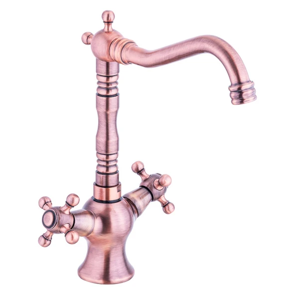 Bakır Koç Tombul Se Kuğu Lavabo & Eviye Bataryası ürün görseli 1
