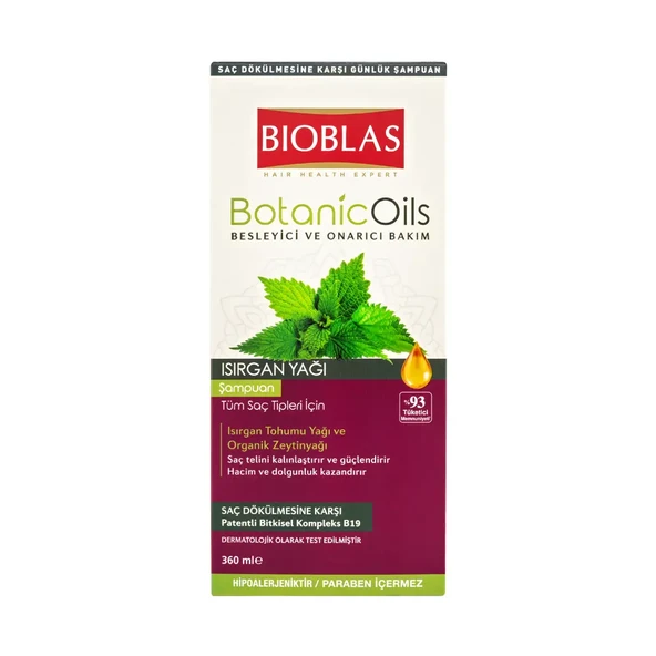 Bioblas Şampuan Botanic Oils 360 ml Isırgan Yağı ürün görseli 1