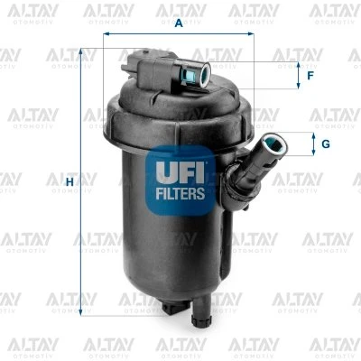 813042 YAKIT FILTRESI (MAZOT) ALBEA / PALIO / DOBLO / DUCATO / ASTRA H / CORSA C / LACETTI 03= Z13DTH 1.3D OEM (ORİJİNAL EQUİPMENT MANUFACTURER) ürün görseli 1