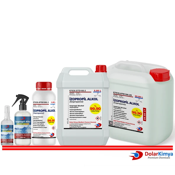 İzopropil Alkol (İPA) - 20 Litre (Hollanda Menşeili İçerik) ürün görseli 1