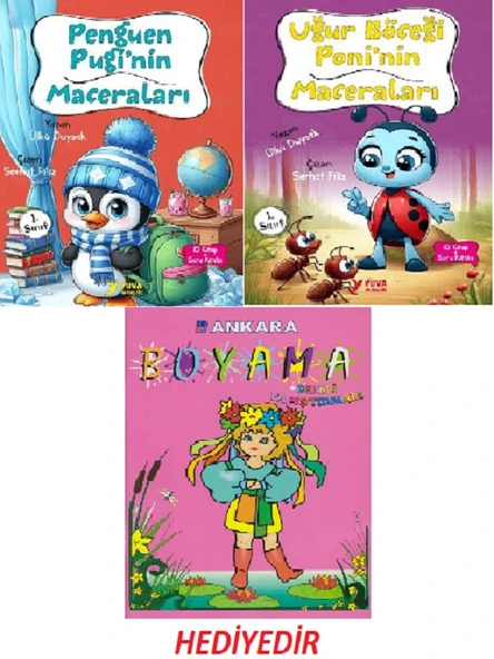 Boyama Kitabı Hediyeli Sevilen Hayvanlar Set ürün görseli 1