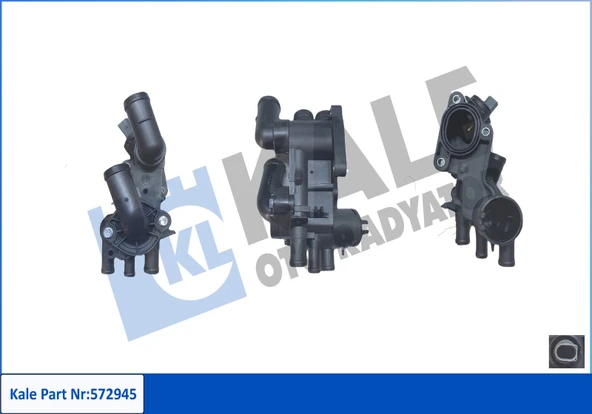 032121111AP TERMOSTAT KOMPLE POLO / FABIA / IBIZA / CORDOBA 02-08 BBY-BBZ-BKY 1.4 ürün görseli 1