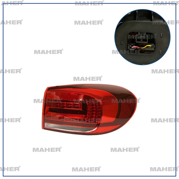 5N0945208 STOP LAMBASI TIGUAN 12-15 LED DIŞ SAĞ ürün görseli 1