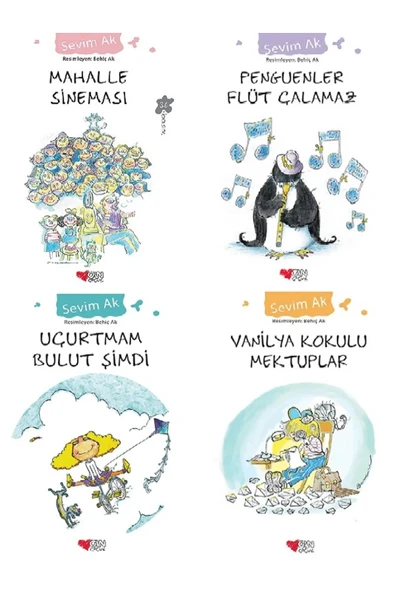 Vanilya Kokulu Mektuplar Sevim Ak Kitapları Set ürün görseli 1