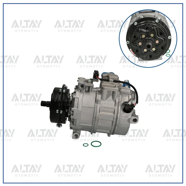 7H0820805H KLIMA KOMPRESÖRÜ TRANSPORTER T5 / TOUAREG 04-09 AXD-AXE-BAC 2.5 TDI ürün görseli 1